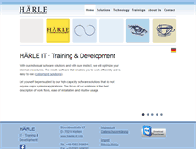Tablet Screenshot of haerle-it.com